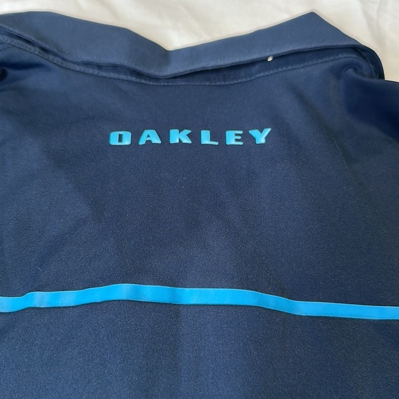 Oakley Men's Blue Polo Shirt Size Large Regular Fit - Picture 7 of 7